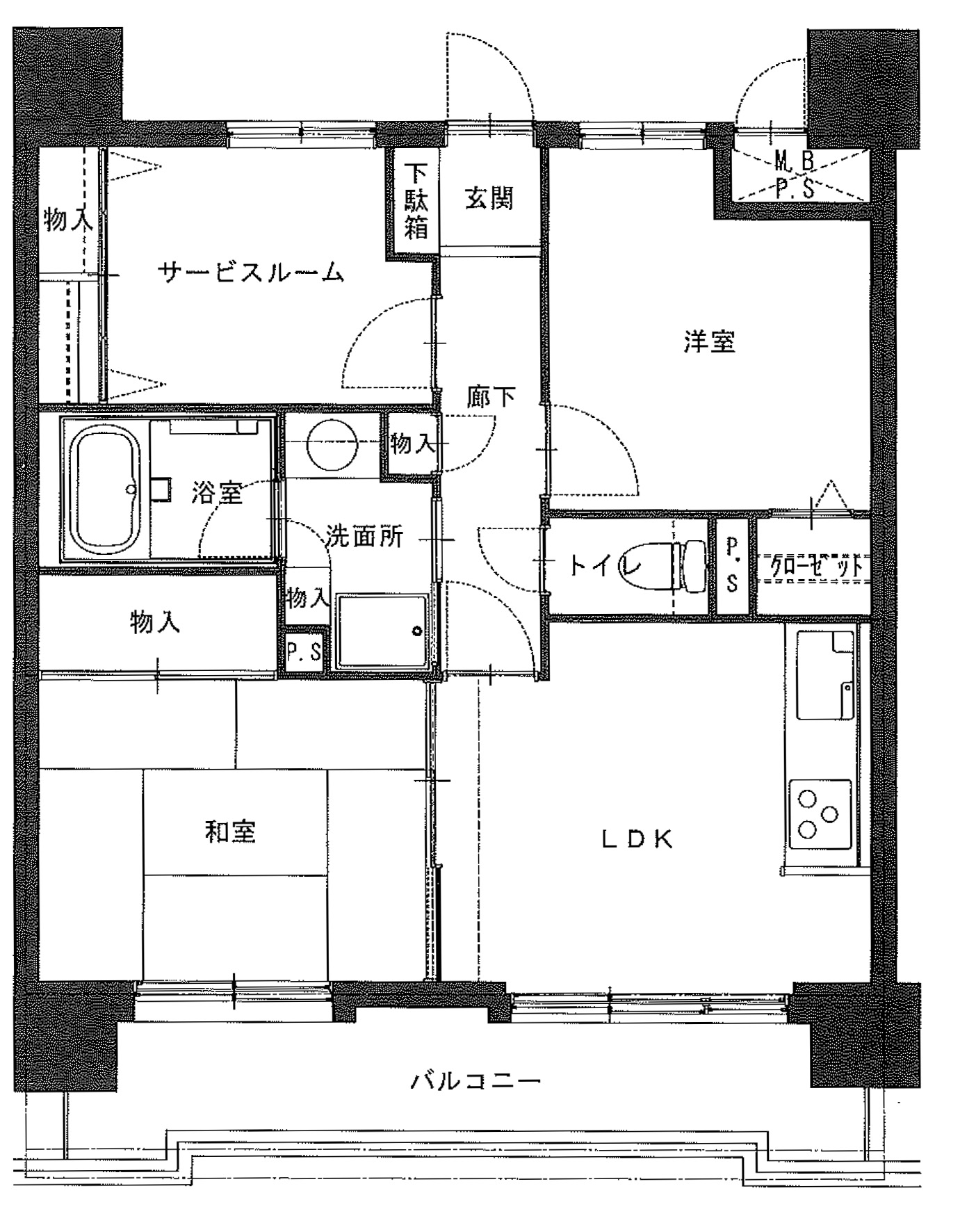 旧間取り